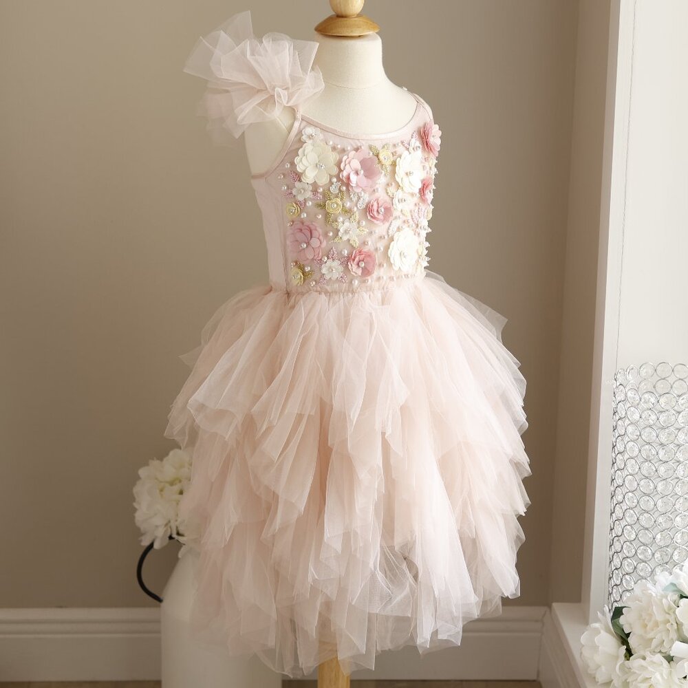 Tutu Du Monde Garden Grace Dress Size 10-11 Party Daddy Daughter Dance Portrait